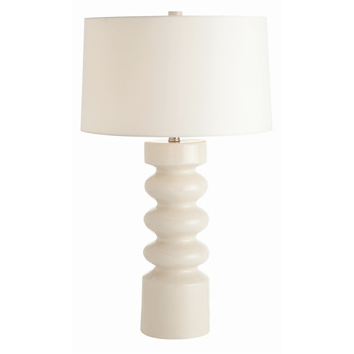 Wheaton Table Lamp in White Crackle Porcelain by Arteriors Home