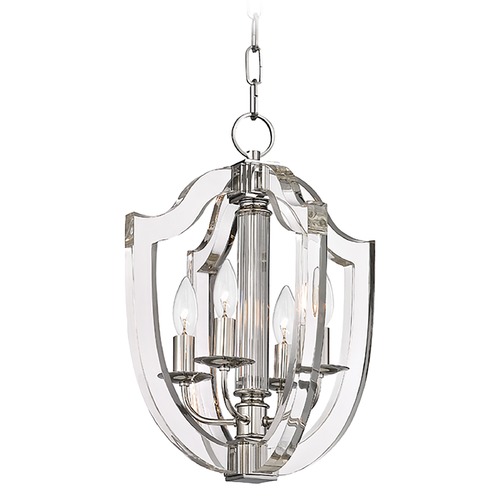Arietta Polished Nickel Pendant by Hudson Valley Lighting