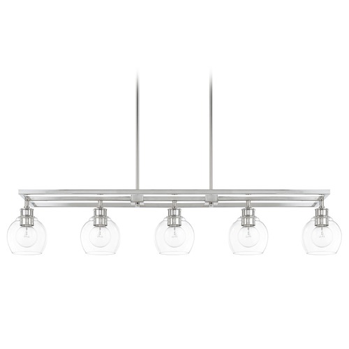 Mid Century 47-Inch Linear Light in Nickel by Capital Lighting