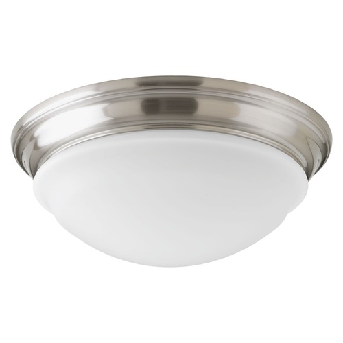 12.50-Inch LED Flush Mount in Brushed Nickel by Progress Lighting