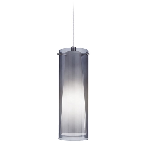 Eglo Lighting Eglo Pinto Nero Matte Nickel Mini-Pendant Light with Cylindrical Shade 90304A