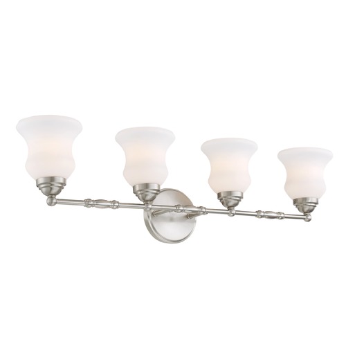 Lite Source Lighting Faina Brushed Nickel Bathroom Light by Lite Source Lighting LS-16694