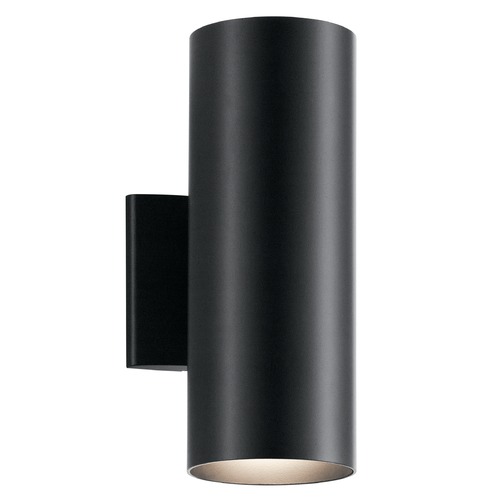 Kichler Lighting Modern Outdoor Wall Light Black by Kichler Lighting 9244BK