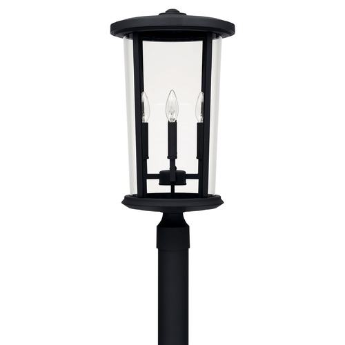 Howell Outdoor Post Lantern in Black by Capital Lighting