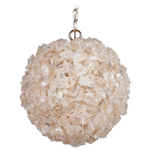 Roxx 14-Inch Gold Pendant by Craftmade Lighting