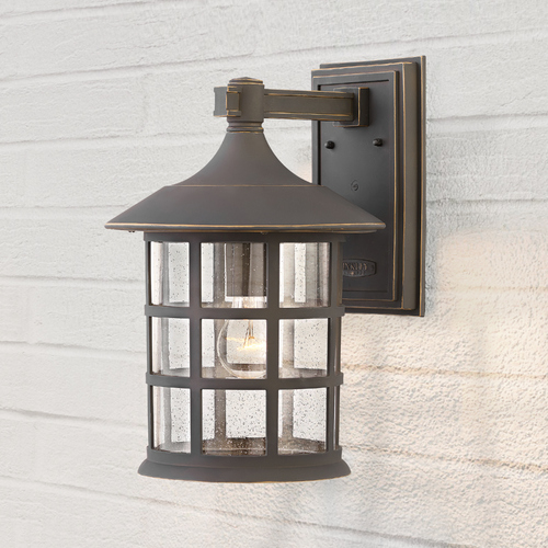 Freeport 15.25-Inch Oil Rubbed Bronze Outdoor Wall Light by Hinkley Lighting