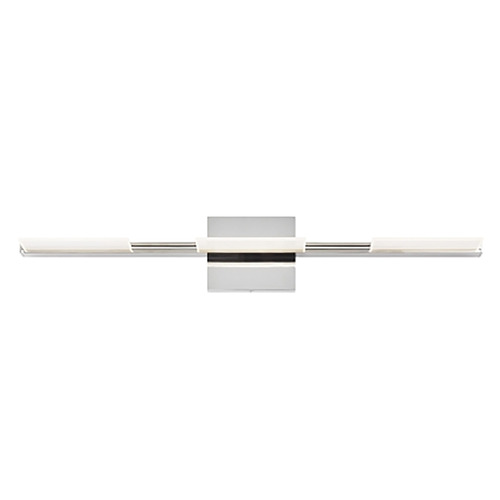 Visual Comfort Modern Collection Tris 3-Light LED Bath Light in Chrome by Visual Comfort Modern 700BCTRS3C-LED930