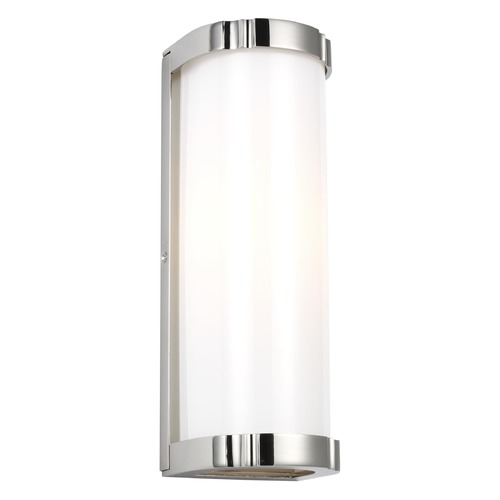 Generation Lighting Thompson Polished Nickel Sconce by Generation Lighting AW1061PN