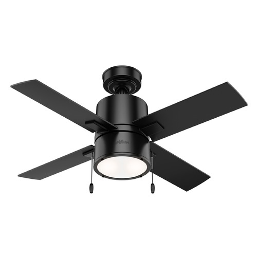 Beck 42-Inch Fan in Matte Black by Hunter Fan Company