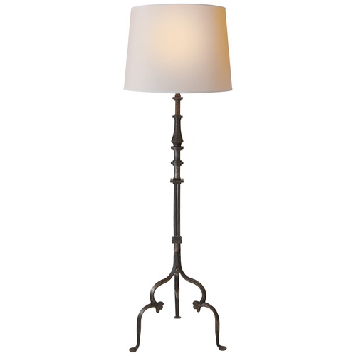 Visual Comfort Signature Collection Suzanne Kasler Madeleine Floor Lamp in Aged Iron by Visual Comfort Signature SK1505AINP