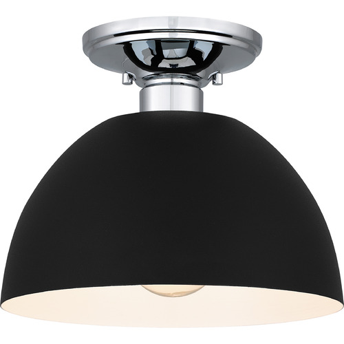 Quoizel Lighting Eason 10-Inch Semi-Flush Mount in Earth Black by Quoizel Lighting QSF5575EK