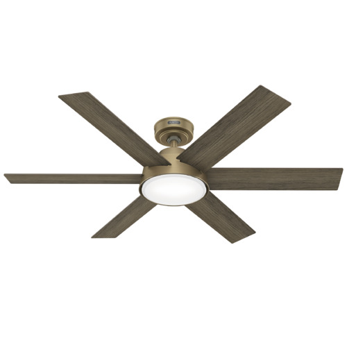 Hunter Fan Company Donatella Luxe Gold LED Ceiling Fan with Light
