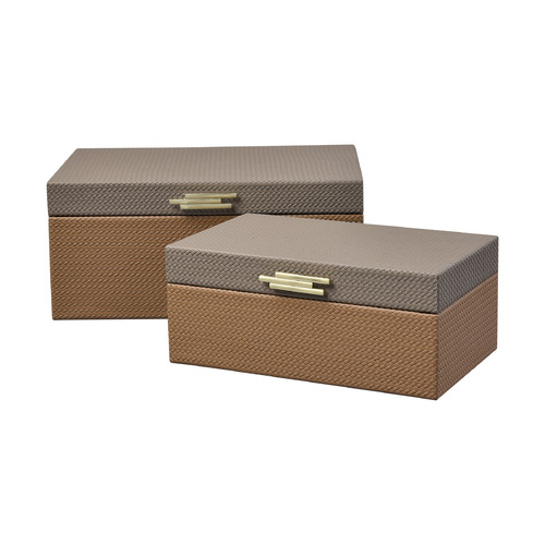 Elk Lighting Elk Lighting Connor Brown & Camel Box S0057-11217/S2