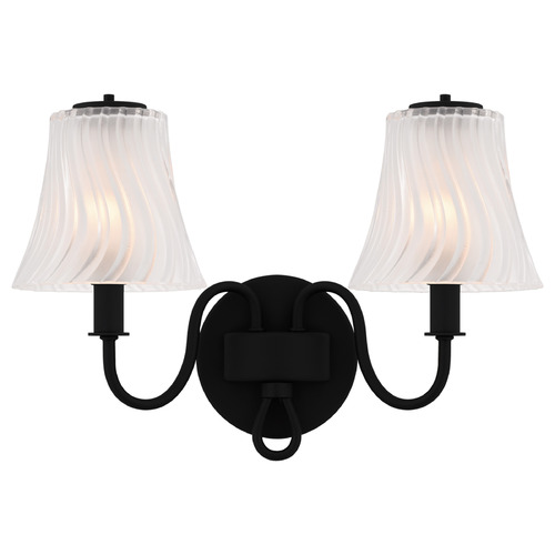Quoizel Lighting Mckinney Matte Black Bathroom Light