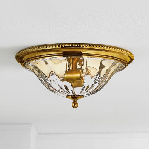 Cambridge 16.25-Inch Flush Mount in Burnished Brass by Hinkley Lighting