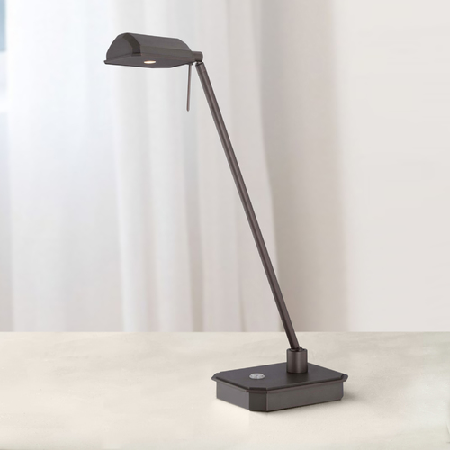 George Kovacs Lighting George's Reading Room Copper Bronze Patina LED Task Lamp by George Kovacs P4346-647