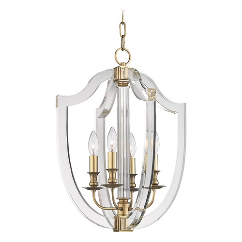 Arietta Aged Brass Pendant by Hudson Valley Lighting