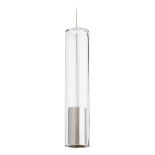 Captra Monopoint Pendant in Nickel by Visual Comfort Modern