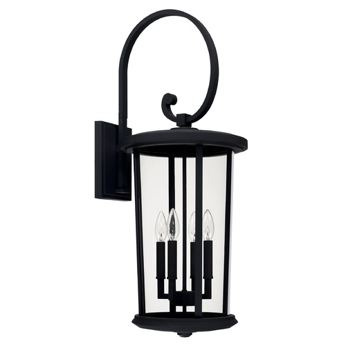 Capital Lighting Howell 31.50-Inch Outdoor Wall Lantern in Black by Capital Lighting 926741BK