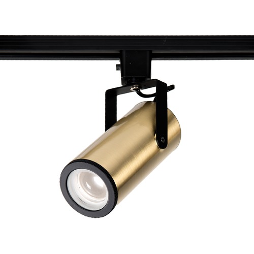 WAC Lighting Brushed Brass LED Track Light H-Track 3000K 920LM by WAC Lighting H-2020-930-BR