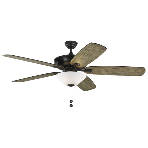 Colony 60 LED Brushed Steel LED Ceiling Fan by Generation Lighting Fan Collection