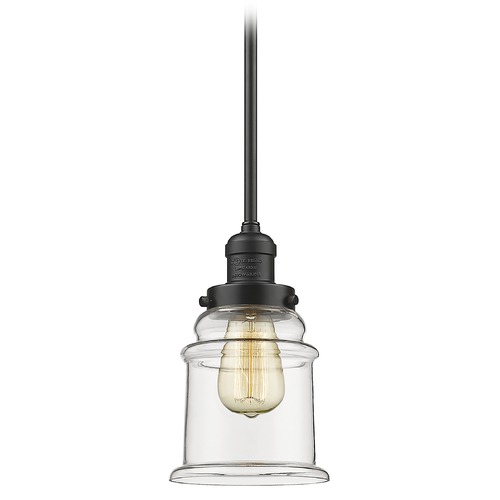 Innovations Lighting Innovations Lighting Canton Oil Rubbed Bronze Mini-Pendant Light with Bell Shade 201S-OB-G182