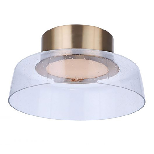 Centric Satin Brass LED Flush Mount by Craftmade Lighting