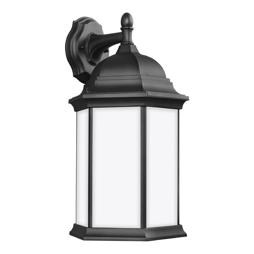 Sevier 18.75-Inch Black LED Outdoor Wall Light by Generation Lighting