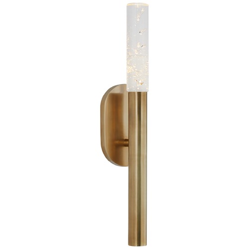 Visual Comfort Signature Collection Kelly Wearstler Rousseau Small Bath Sconce in Brass by Visual Comfort Signature KW2280ABSG
