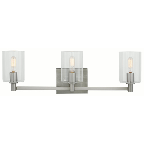 Visual Comfort Studio Collection Fullton Brushed Nickel Bathroom Light