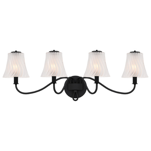 Quoizel Lighting Mckinney Matte Black Bathroom Light