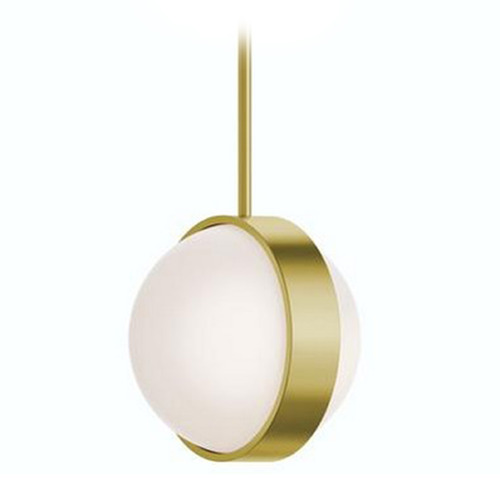 AFX Lighting Afx Lighting Verona Light Antique Brass LED Mini-Pendant Light with Globe Shade VRNP09LAJUDLB