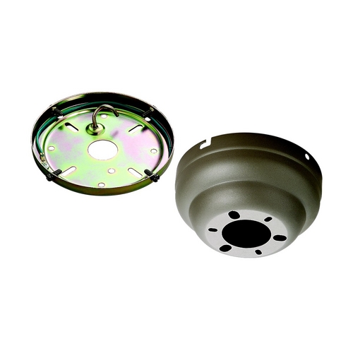 Visual Comfort Fan Collection Flush Mount Canopy in Titanium by Visual Comfort & Co Fan Collection MC90TI