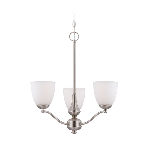 Chandelier in Brushed Nickel by Nuvo Lighting