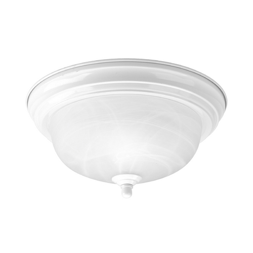 11.38-Inch Flush Mount in White by Progress Lighting