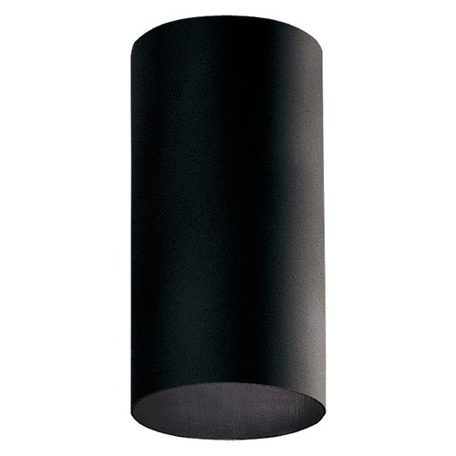 Cylinder Black LED Flush Mount by Progress Lighting