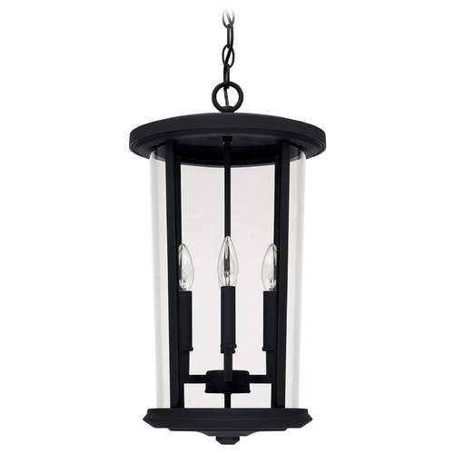Capital Lighting Howell Outdoor Hanging Lantern in Black by Capital Lighting 926742BK