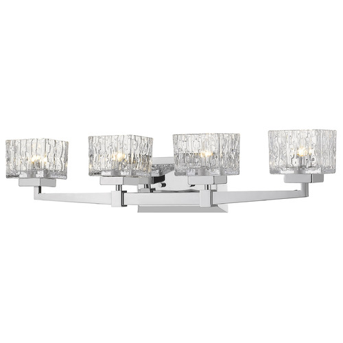Z-Lite Rubicon Chrome LED Bathroom Light by Z-Lite 1927-4V-CH-LED
