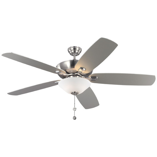 Generation Lighting Fan Collection Colony 60 LED Matte White LED Ceiling Fan by Generation Lighting Fan Collection 5CSM60BSD-V1
