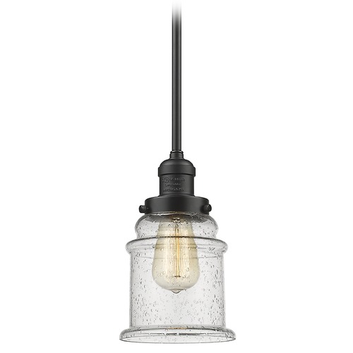 Innovations Lighting Innovations Lighting Canton Oil Rubbed Bronze Mini-Pendant Light with Bell Shade 201S-OB-G184