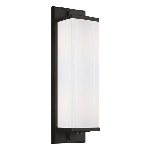 Visual Comfort Studio Collection Thomas OBrien Logan 16.50-Inch Tall Aged Iron Linear Tall Sconce by Visual Comfort Studio TV1222AI