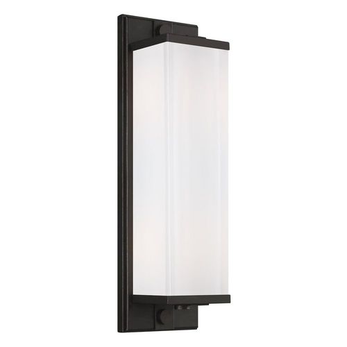 Thomas OBrien Logan 16.50-Inch Tall Aged Iron Linear Tall Sconce by Visual Comfort Studio