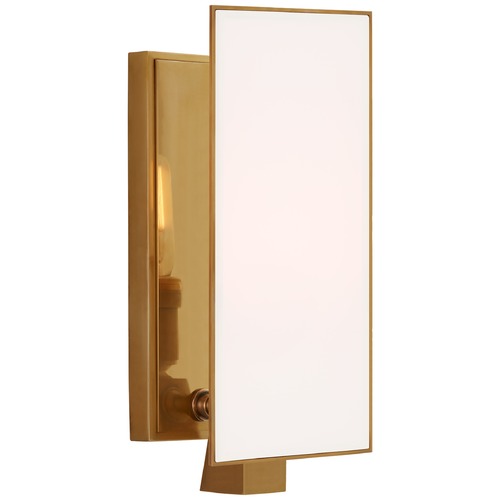 Visual Comfort Signature Collection Thomas OBrien Albertine Sconce in Antique Brass by Visual Comfort Signature TOB2340HABWG