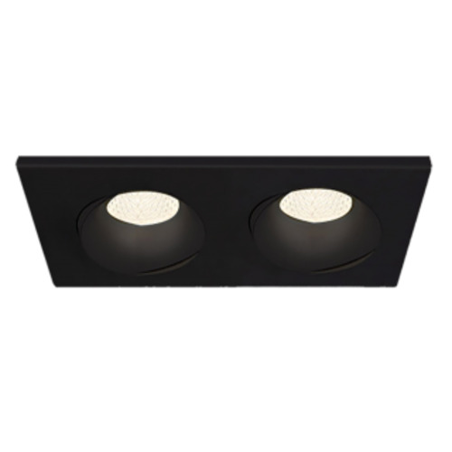 Eurofase Lighting Midway 3.50-Inch Rectangular Double Regressed Gimbal in Black by Eurofase Lighting 45381-027