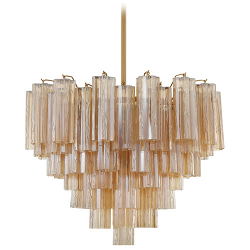 Crystorama Lighting Addis Aged Brass Chandelier