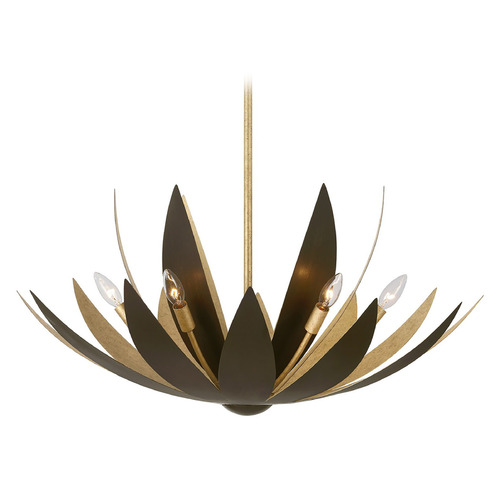 Savoy House Lighting Loto Centura & Burnished Gold Pendant Light