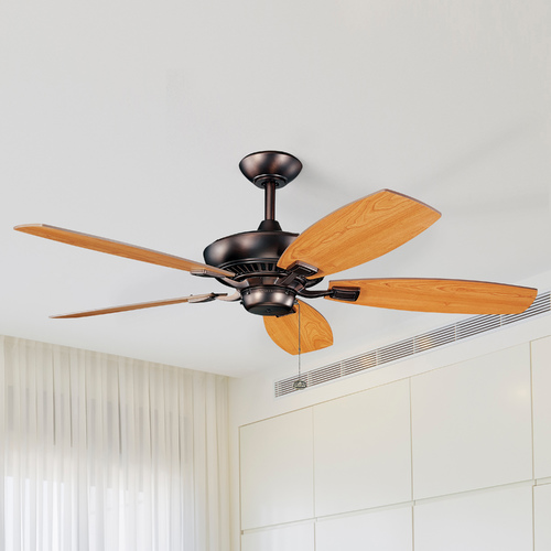 Kichler Lighting Canfield 52-Inch Fan in Oil Brushed Bronze by Kichler Lighting 300117OBB