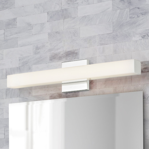 LED Bathroom Light Chrome Horizontal / Vertical Mounting 23-Inch Wide