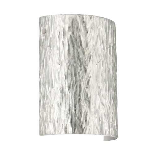 Besa Lighting Besa Lighting Tamburo Satin Nickel LED Sconce 7090SF-LED-SN