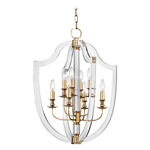 Hudson Valley Lighting Arietta Aged Brass Pendant by Hudson Valley Lighting 6520-AGB